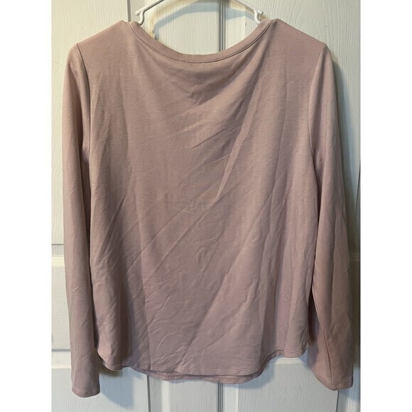 INC Light Pink Pullover Sweater with Imitation Pearl Accents women-Size Medium - Picture 2 of 5